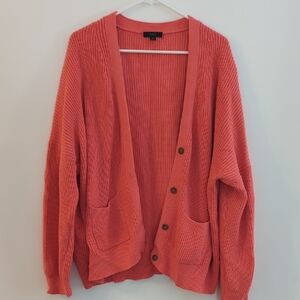 J. Crew Women's XL Coral Cardigan Sweater